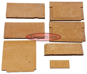 R2021 Rayburn Supreme SET 7 x FIRE BRICKS | Supreme, Nouvelle, 355 (Right Hand Oven)