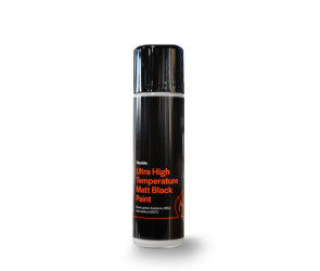 Stove PAINT (400ml Aerosol Spray)  | Heat Resistant - Matt Black