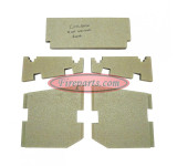 C1199 - Coalbrookdale Much Wenlock FIRE BRICK SET (NON Boiler Model) - AFTERMARKET VERMICULITE SET