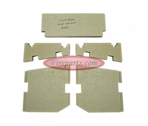 C1199 - Coalbrookdale Much Wenlock FIRE BRICK SET (NON Boiler Model) - AFTERMARKET VERMICULITE SET