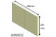 ASPS05015 PARKRAY Rear Brick  |  Aspect 5 (Eco)  |  Aspect 5 Compact (Eco)  |  Allure 5 