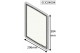 ECIC04004  Parkray Door Glass | Aspect 4 | Aspect 4 Compact | Aspect 4 Double Sided Double Depth | Aspect 4 Double Sided Single Depth