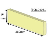 ECIC04031 Parkray Lower Rear Brick  |  Aspect 4 Compact (Non Eco)  |  Aspect 4 (Non Eco)