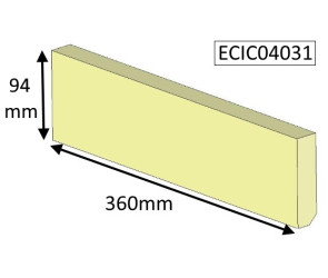 ECIC04031 Parkray Lower Rear Brick  |  Aspect 4 Compact (Non Eco)  |  Aspect 4 (Non Eco)