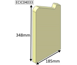 ECIC04033 Parkray Right Hand Side Brick  |  Aspect 4 Compact (NON Eco)