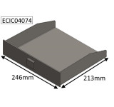 ECIC04074 Parkray Ashpan  |  Aspect 4 Compact (NON Eco) 