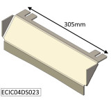 ECIC04DS023 Parkray Top Air Deflector  |  Aspect 4 DSSD  |  Aspect 4 DSDD