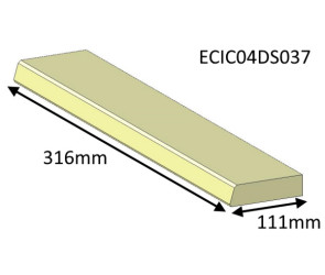 ECIC04DS037 Parkray Brick Baffle  |  Aspect 4 DSSD