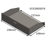 ECIC04DS074 Parkray Ashpan | Aspect 4 DSSD