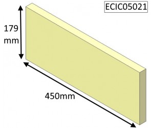 ECIC05021 Parkray Upper Rear Brick  |  Aspect 5 (NON Eco) |  Aspect 5 Compact (NON Eco)