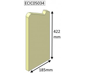 ECIC05034 Parkray Right Side Brick  |  Aspect 5 Compact (NON Eco)