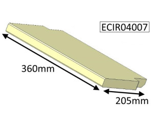 ECIR04007 Parkray Brick Baffle  |  Aspect 4 (NON Eco) 