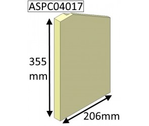 ASPC04017 Parkray Right Hand Side Brick  |  Aspect 4 Compact (Eco)