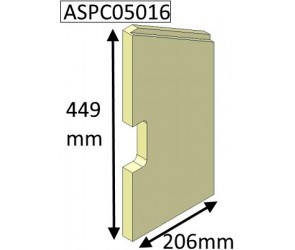 ASPC05016 - Parkray Left Hand Brick  |  Aspect 5 Compact (Eco)