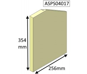 ASPS04017 Parkray Right Hand Side Brick  |  Aspect 4 (Eco)
