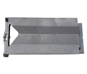 115144 Parkray Throat Plate ASSEMBLEY (Throat Plate Part No 115080 & Catch Part No 115140) Cast Iron