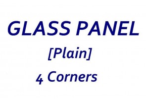 Parkray [COALMASTER MK2] Stove Glass [Plain Panel] - Heat Resistant Ceramic Stove Door Glass 330mm x 230mm x 4mm 